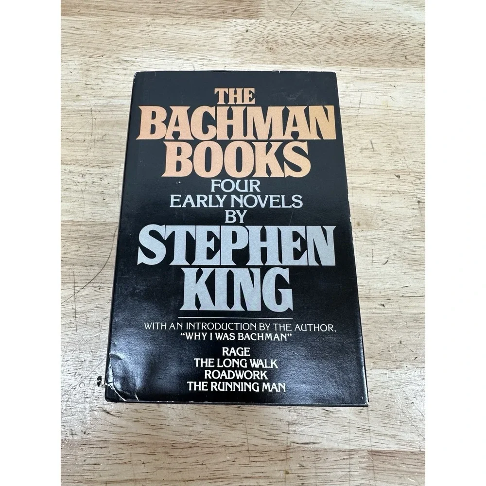 Stephen King The Bachman Books Hardcover HC Book Club Edition 1985  Rage
